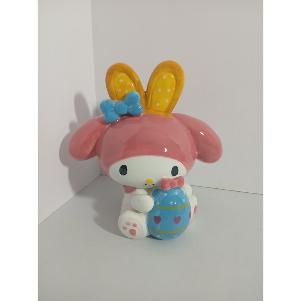Blue Sky Clayworks Ceramic Hello Kitty‎ My Melody Bunny with Egg Figure 24470